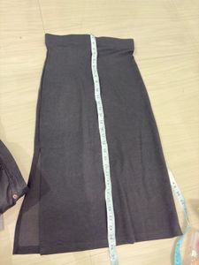 Black Casual Skirt