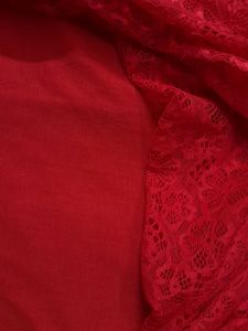 Red Beaded Dress
