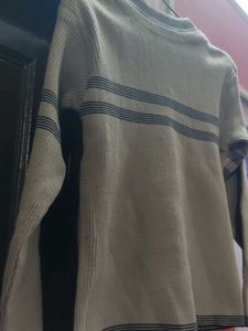 Striped Knit Sweater