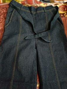 Stylish Wide Leg Denim Pants