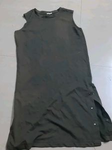 Olive Green Sleeveless Maxi Dress