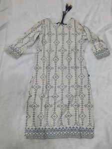 Cotton linen kurta