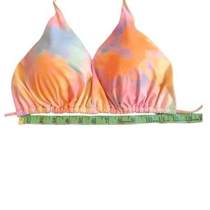 Colorful Tie-Dye Bikini Top Shein NWOT 3XL