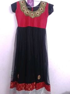 Girls' Black &amp; Red Dress,12,to13age,