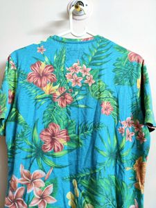 Men's cotton floral tshirt
