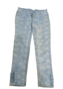 Blue Printed Women Jean