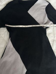 Two-Tone Knit Top
