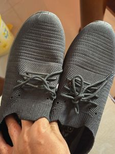 Black Knit Sneakers