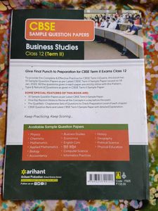 Business Studies Class 12 sample paper