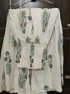 White off shoulder maxi dress