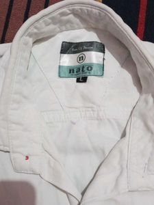 Nato Designer White Shirt
