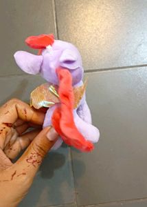 Cute Purple Plush Pony Toy