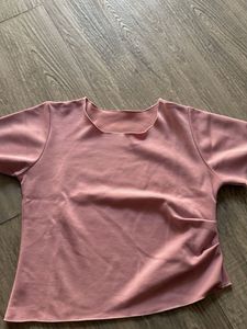 Dusty Rose Casual T-Shirt