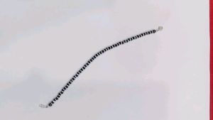 Black Beads Pure Silver