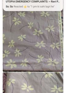 2 Bedsheet and 1 pillow Covers