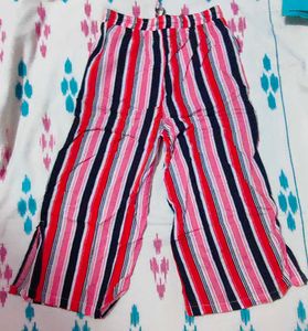8,9,10,11,12 years Girls Striped Palazzo Pants