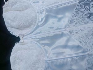White Lace Corset Top