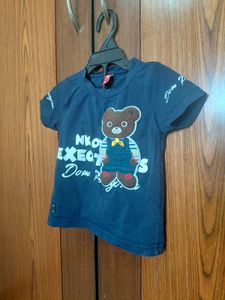 Cute Blue Bear T-Shirt