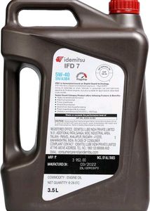 Idemitsu IFD7 5W-40 SN/A3B4 Full Synthetic Engine
