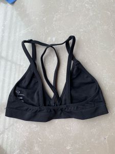 Aeropostale Live Love Dream Black Strappy Bralette