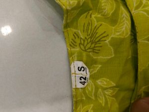 Floral Print Shoulder Tie up Kurti