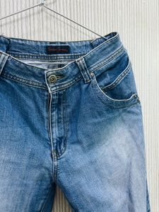 Mid Rise Bootcut Jeans - Blue