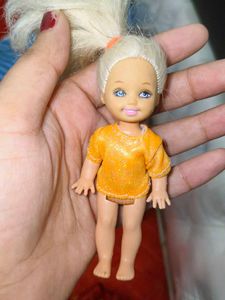 Cute Doll with Blonde Hair