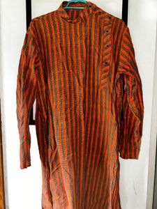 Orange Line Stylish Kurta
