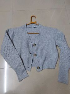 Cozy Grey Cardigan