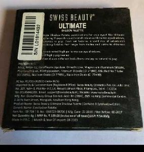 Swiss Beauty Ultimate Eyeshadow Palette