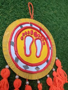 Laxmi Mata Ji Clay Footprint