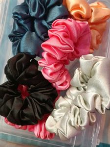 Satin Scrunchies Set 4