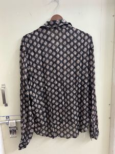 Stylish Printed Black Shirt size:M(Brand new )