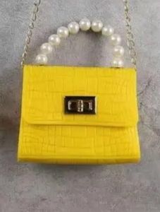 Mini Yellow Sling Bag