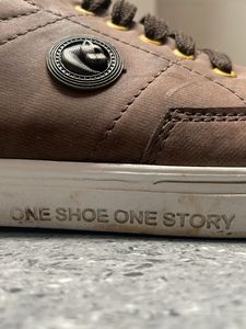 Men's Casual Brown Canvas Shoes