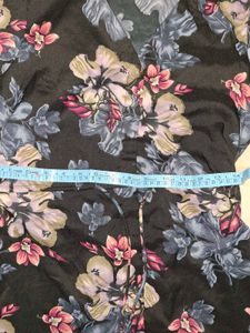 Dress-Midi, Floral print
