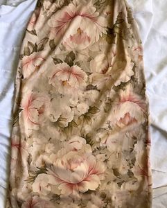 Floral Ruffle Strap Maxi Dress