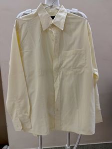 Men's Classic Cream Striped Shirt