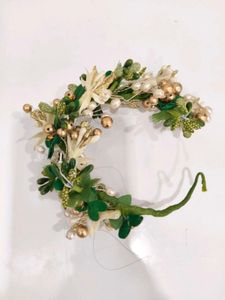Floral Hair Crown Accessory