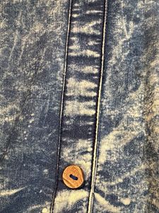 Washed Denim Long Kurta