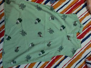 COMBO SAFARI OUTFIT: Beige Cargo Pants+ animal top
