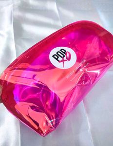 MyGlamm popxo shiny pink pouchMakeup Pouch for Wom