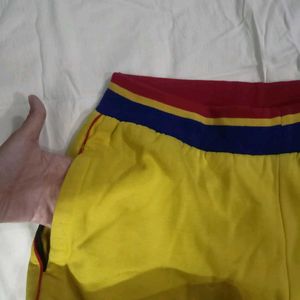Yellow Sweatpants Joggers Trousers