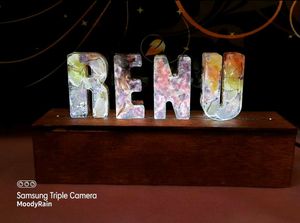 Wooden LED Lamp Base Combo