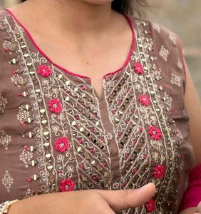 Embellished Ethnic Kurta Set