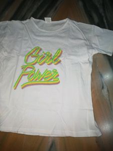 White TshirtTop, No Flaws,Used 5/6 Times