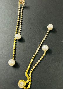 Fancy Korean Party Wear Long Size Earrings