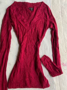 printerest y2k fitted knit sweater