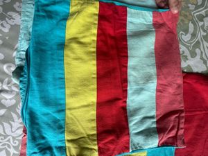 Colorful Striped Cushion Covers (Set of 4)