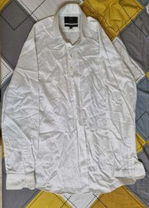Men's Classic White Button-Down Shirt